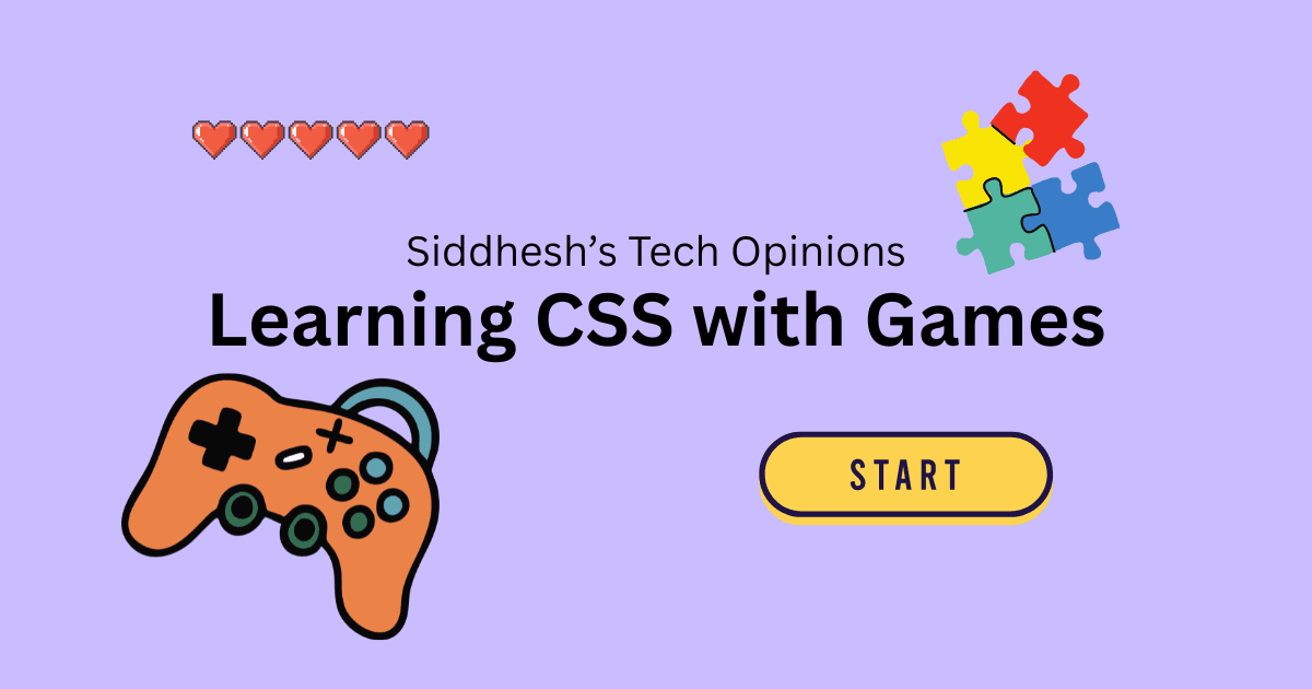 Learning CSS with games